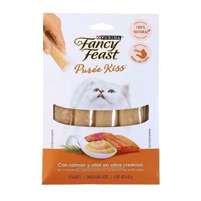 Snack Para Gato Fancy Feast Kiss Con Atún Y Salmón